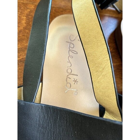 Splendid Colleen Gladiator Sandal Open Toe 2 Straps Ankle 7.5 M Leather Womens - Picture 5 of 9